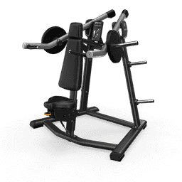 Shoulder Press with Gloss Metallic Silver frame