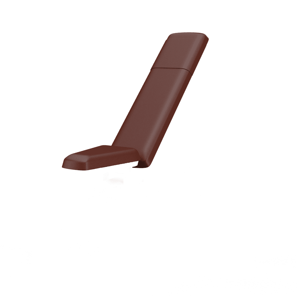 Multi-Adjustable Bench - Burgundy upholstery
