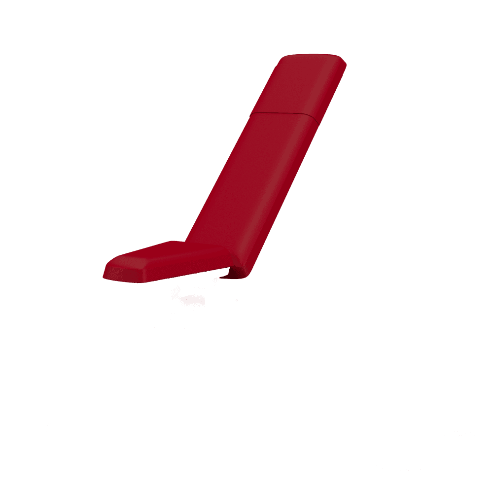 Multi-Adjustable Bench - Candy Apple upholstery