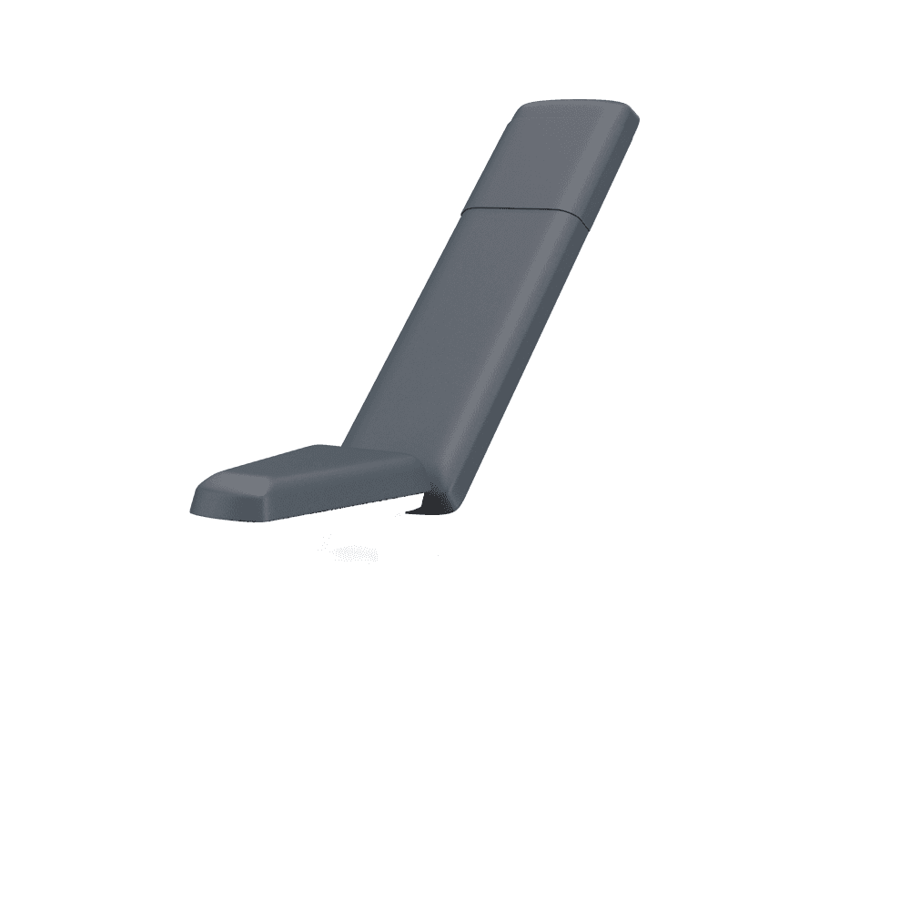 Multi-Adjustable Bench - Grey upholstery