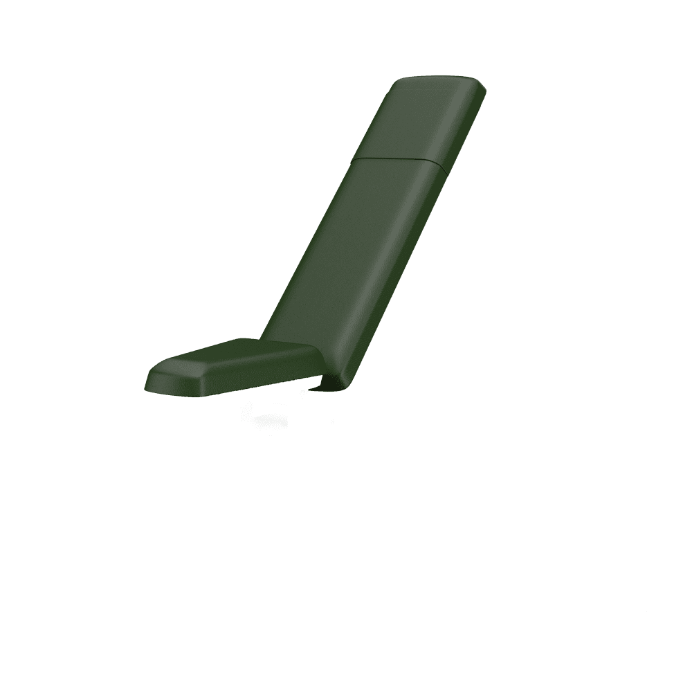 Multi-Adjustable Bench - Hunter Green upholstery