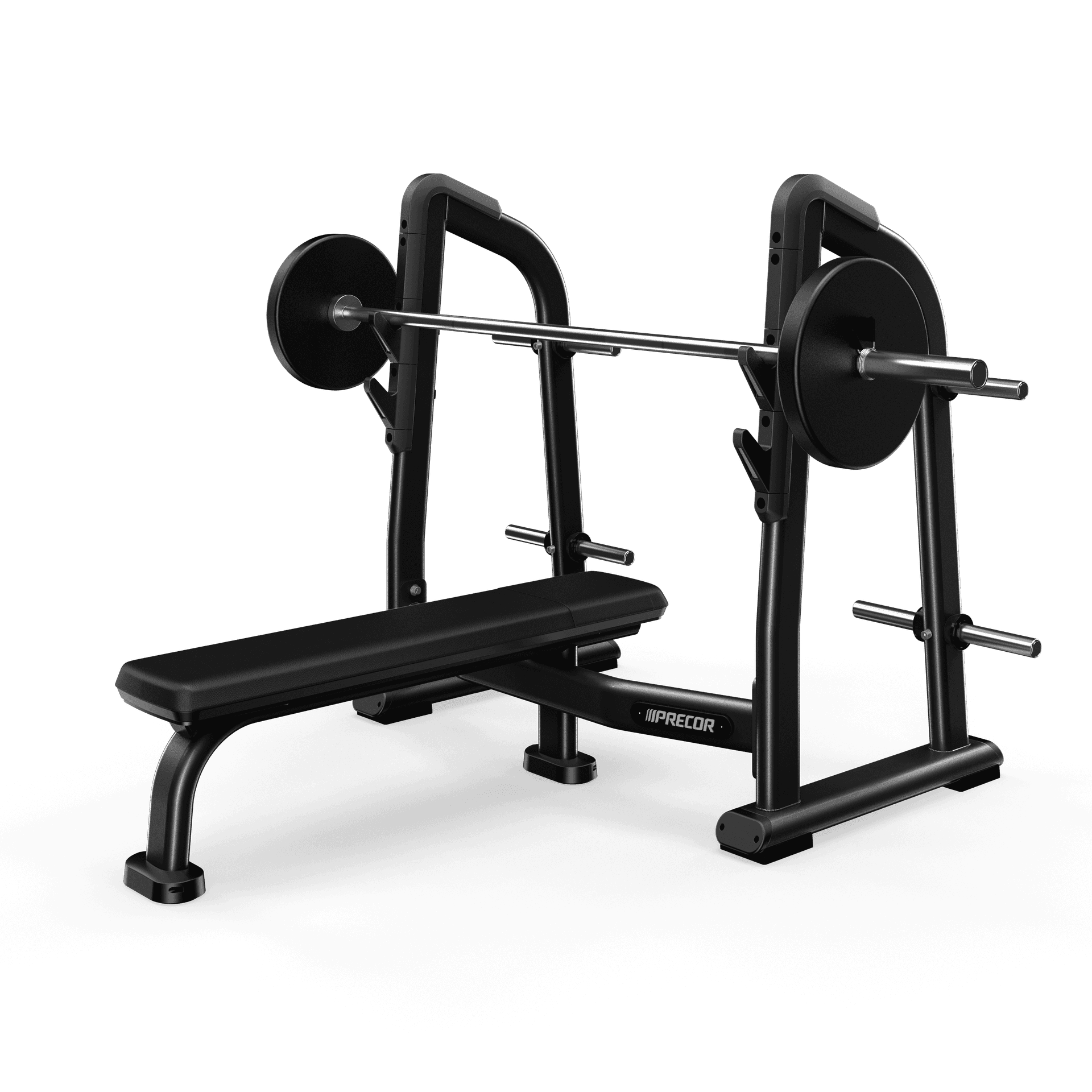 Olympic Flat Bench with Black Pearl frame