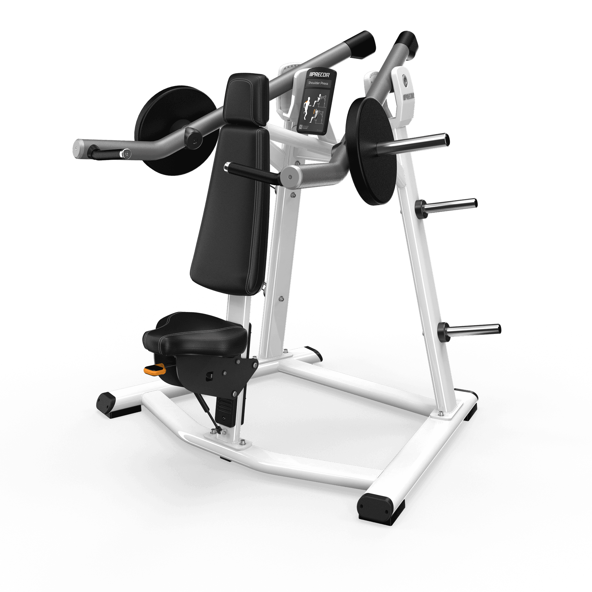 Shoulder Press with Gloss White frame