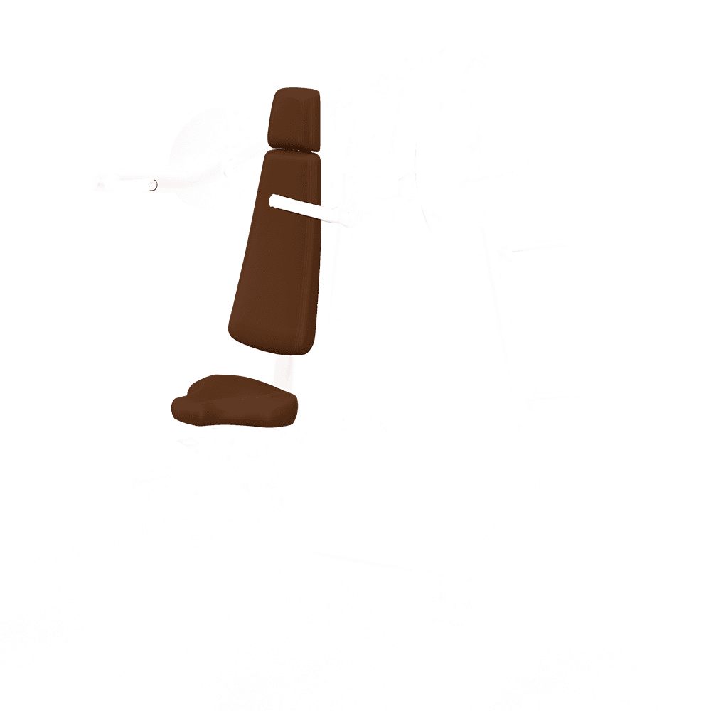 Shoulder Press - Chocolate upholstery