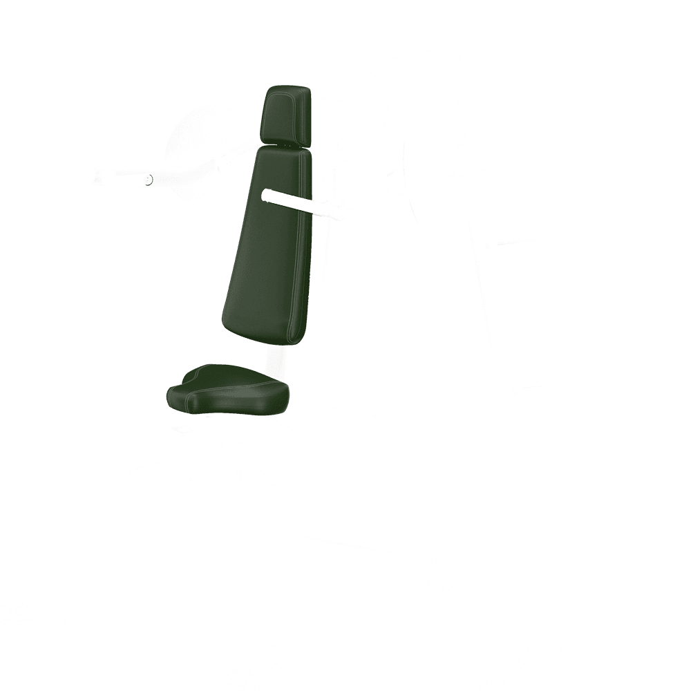 Shoulder Press - Hunter Green upholstery