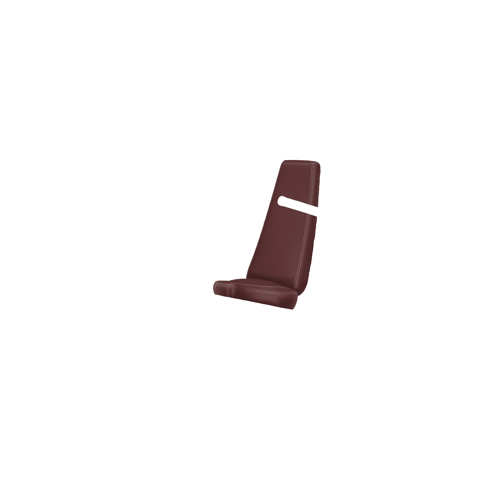 Converging Chest Press - Burgundy upholstery