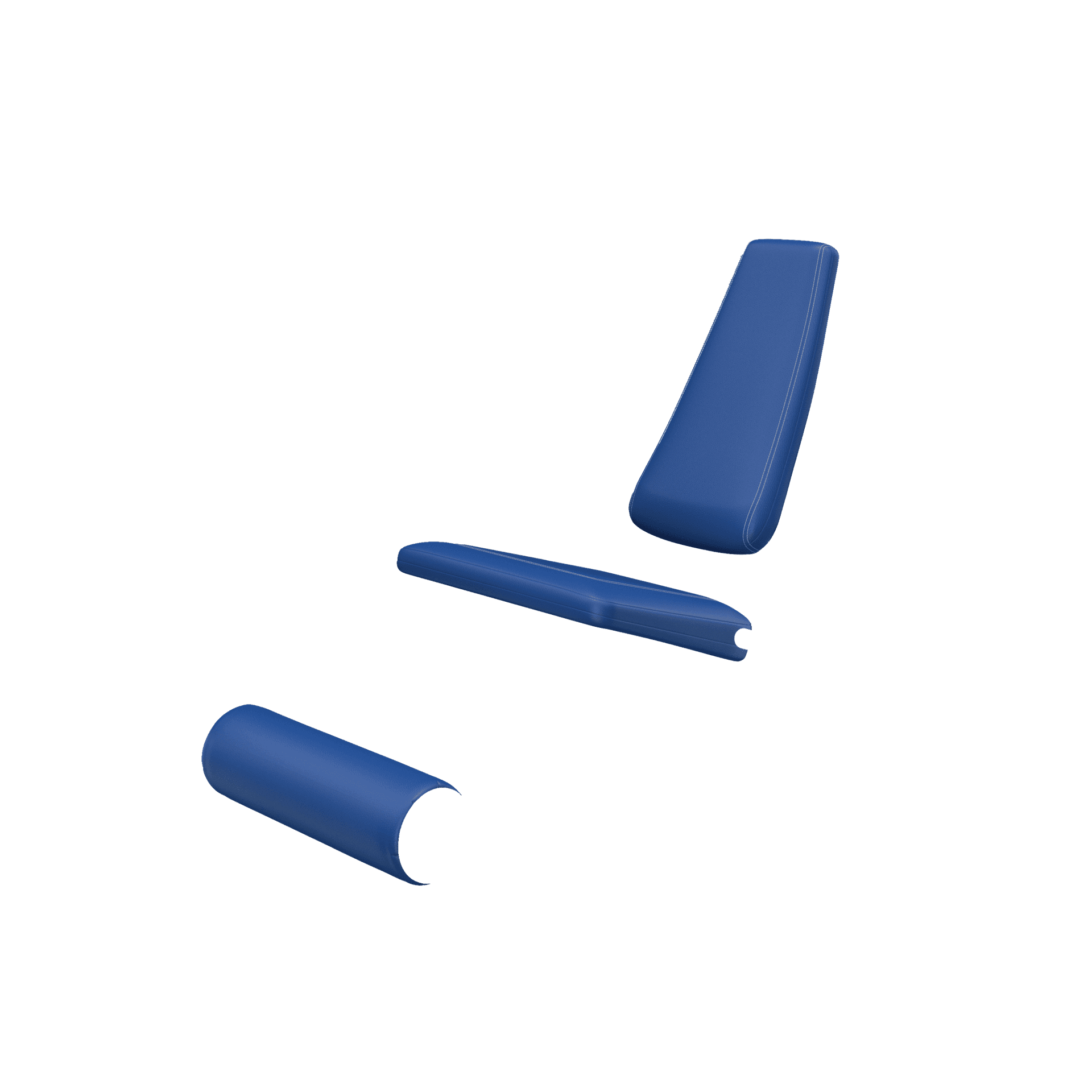Leg Extension - Blue Jay upholstery