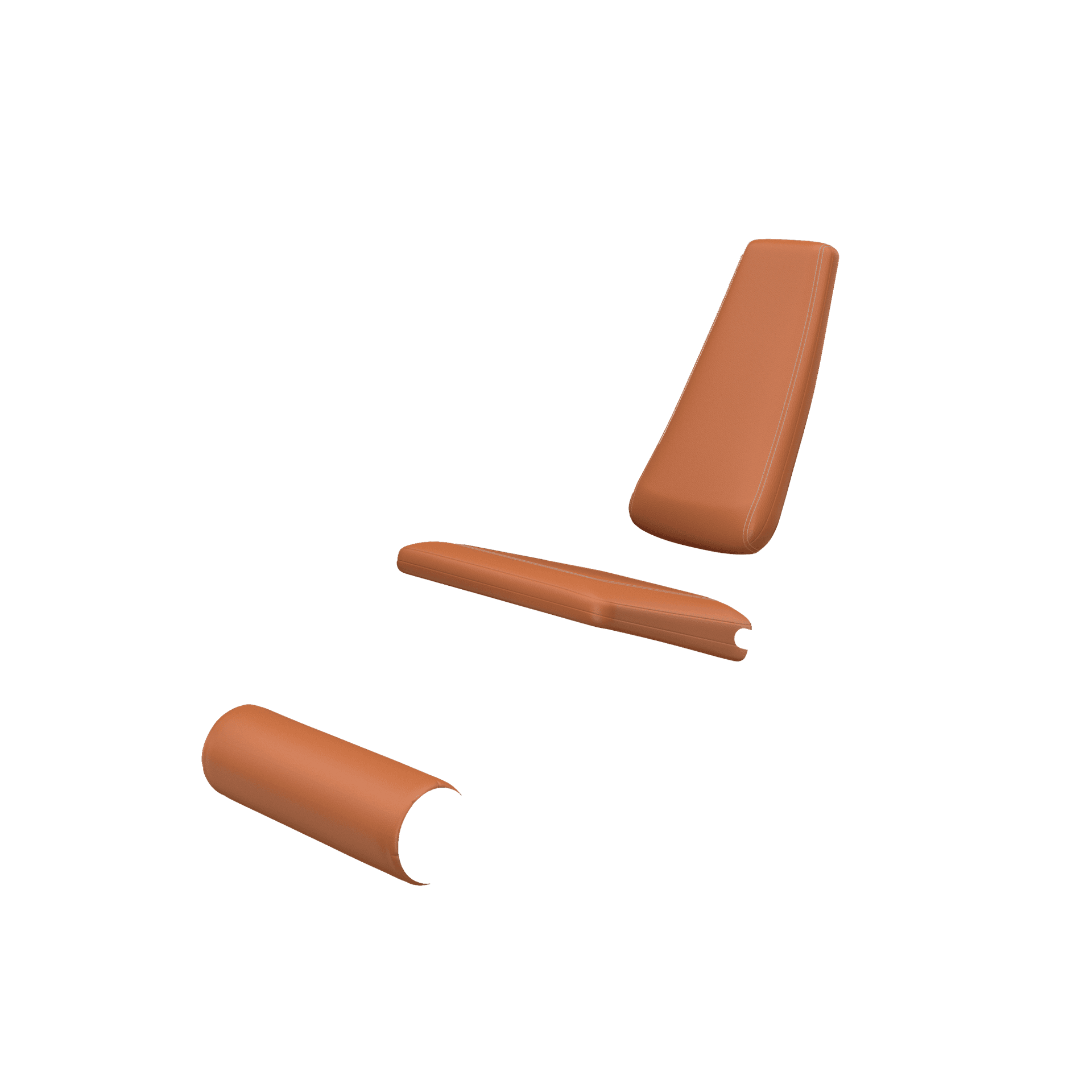 Leg Extension - Bucksuede upholstery