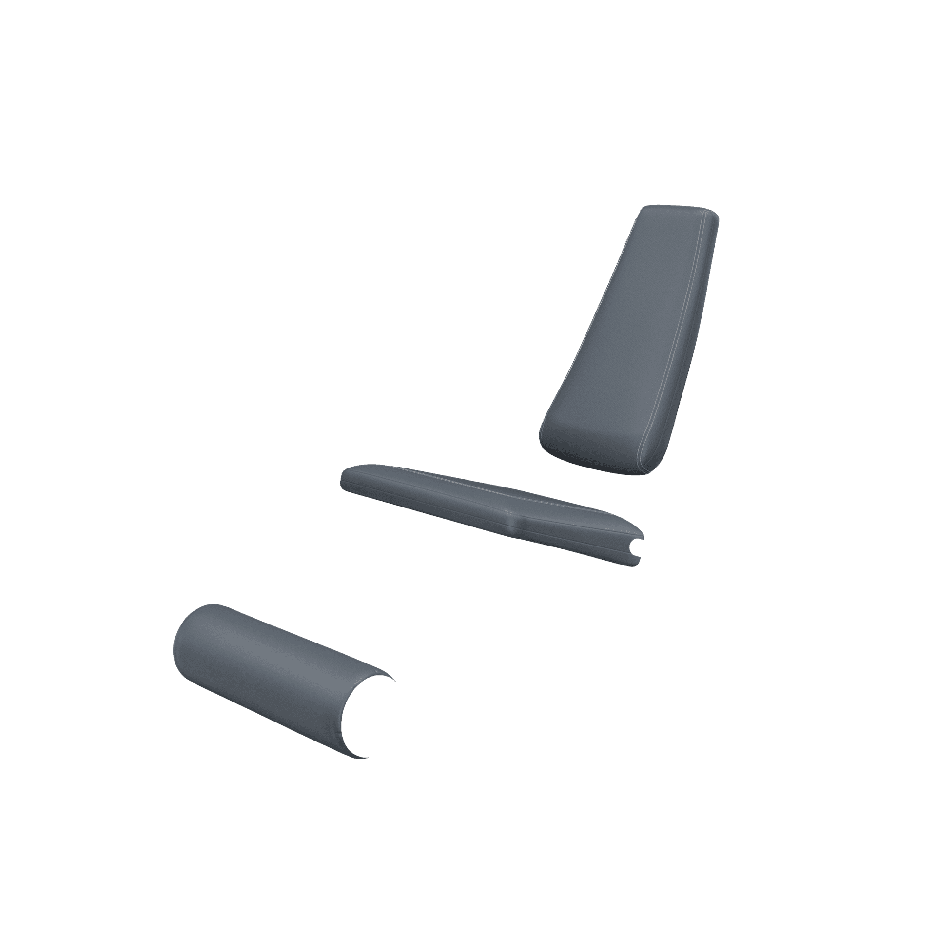 Leg Extension - Grey upholstery