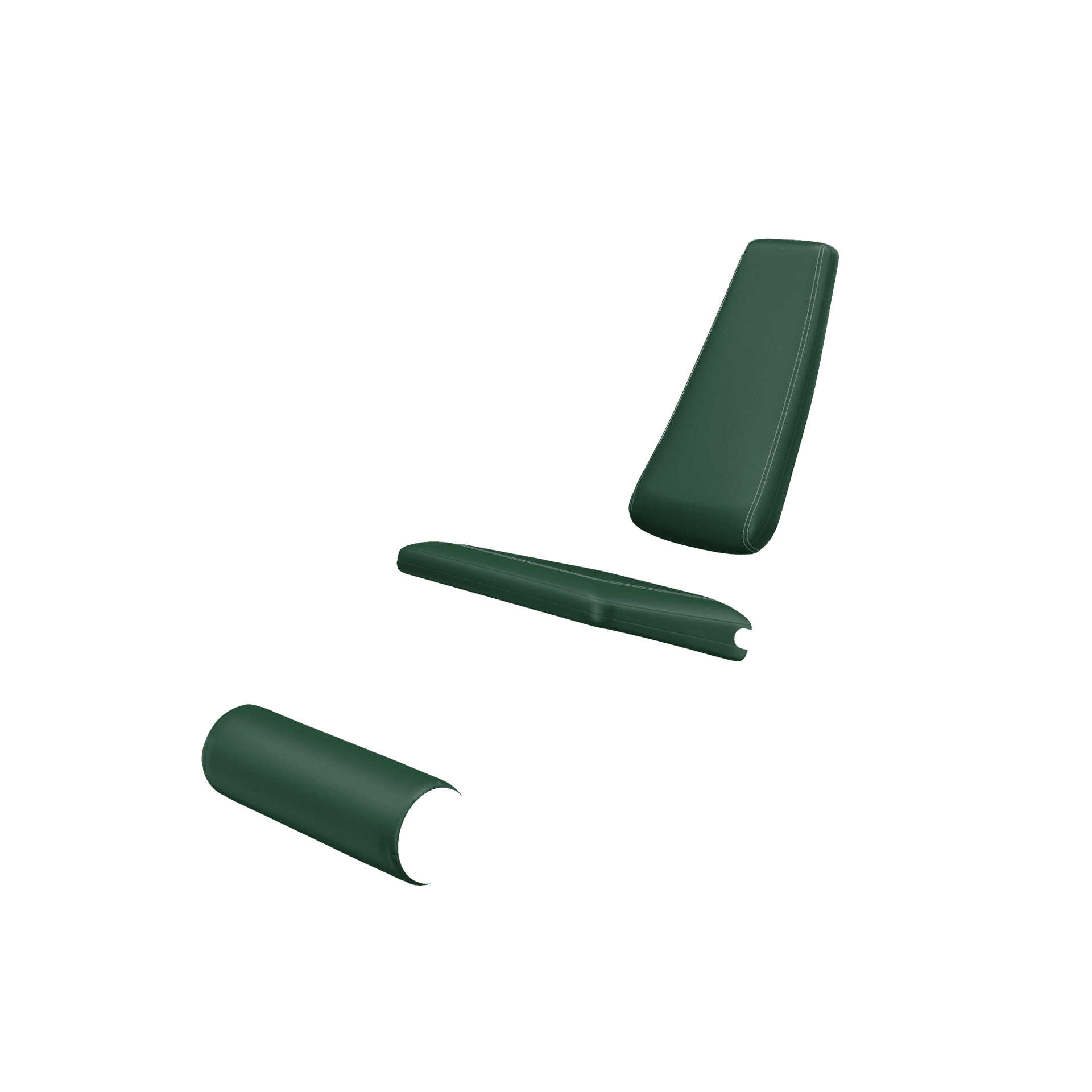 Leg Extension - Hunter Green upholstery