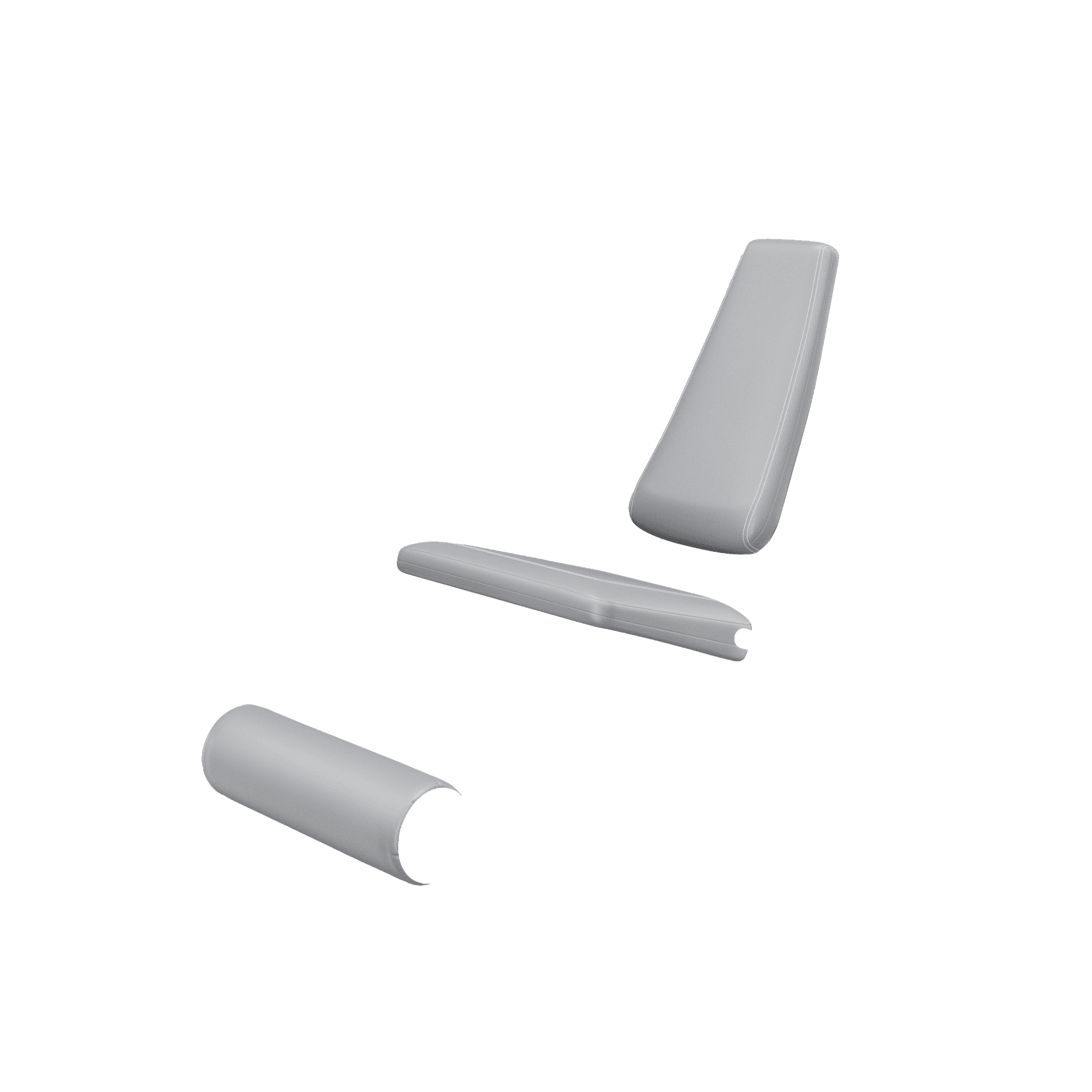 Leg Extension - Lite Grey upholstery