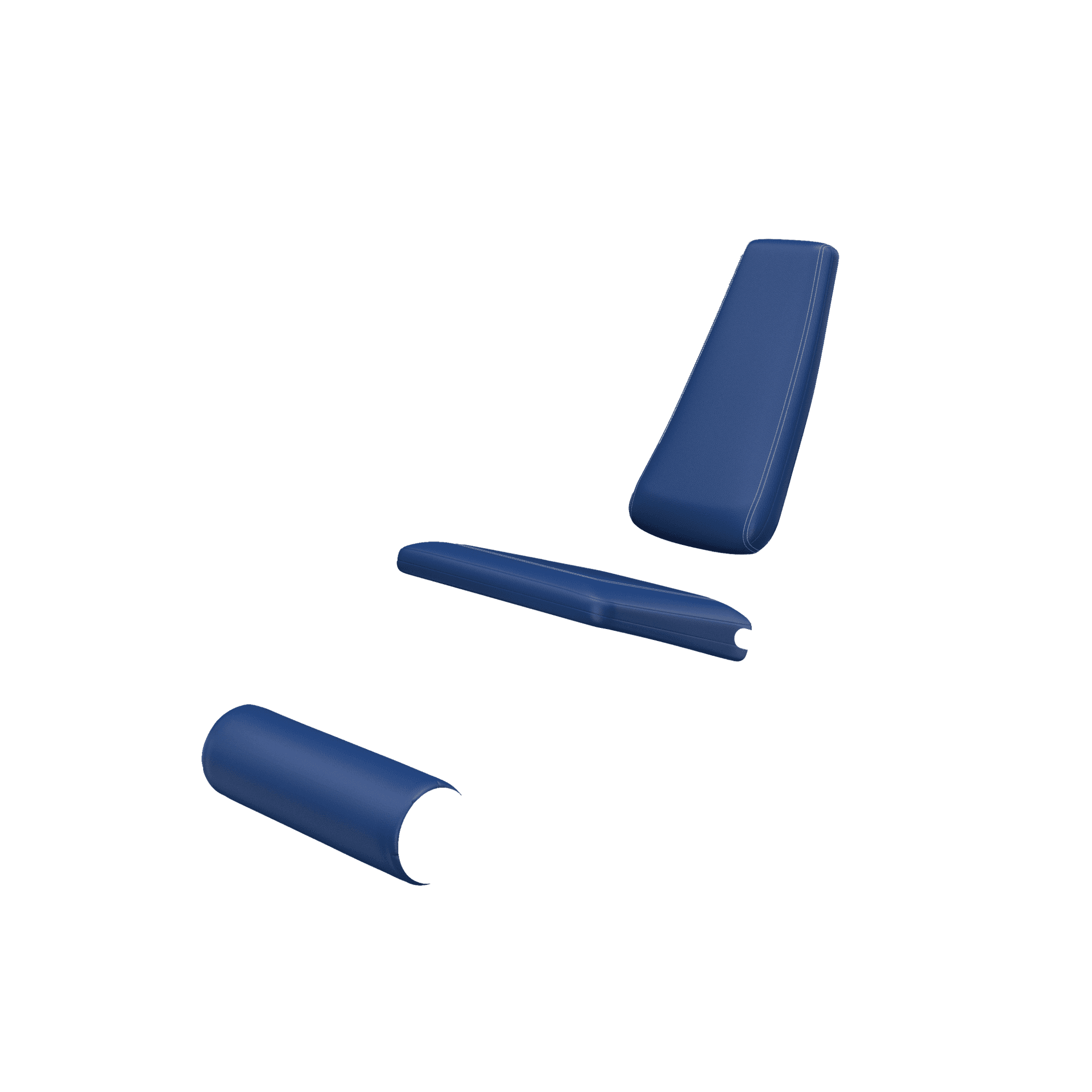 Leg Extension - Royal Blue upholstery