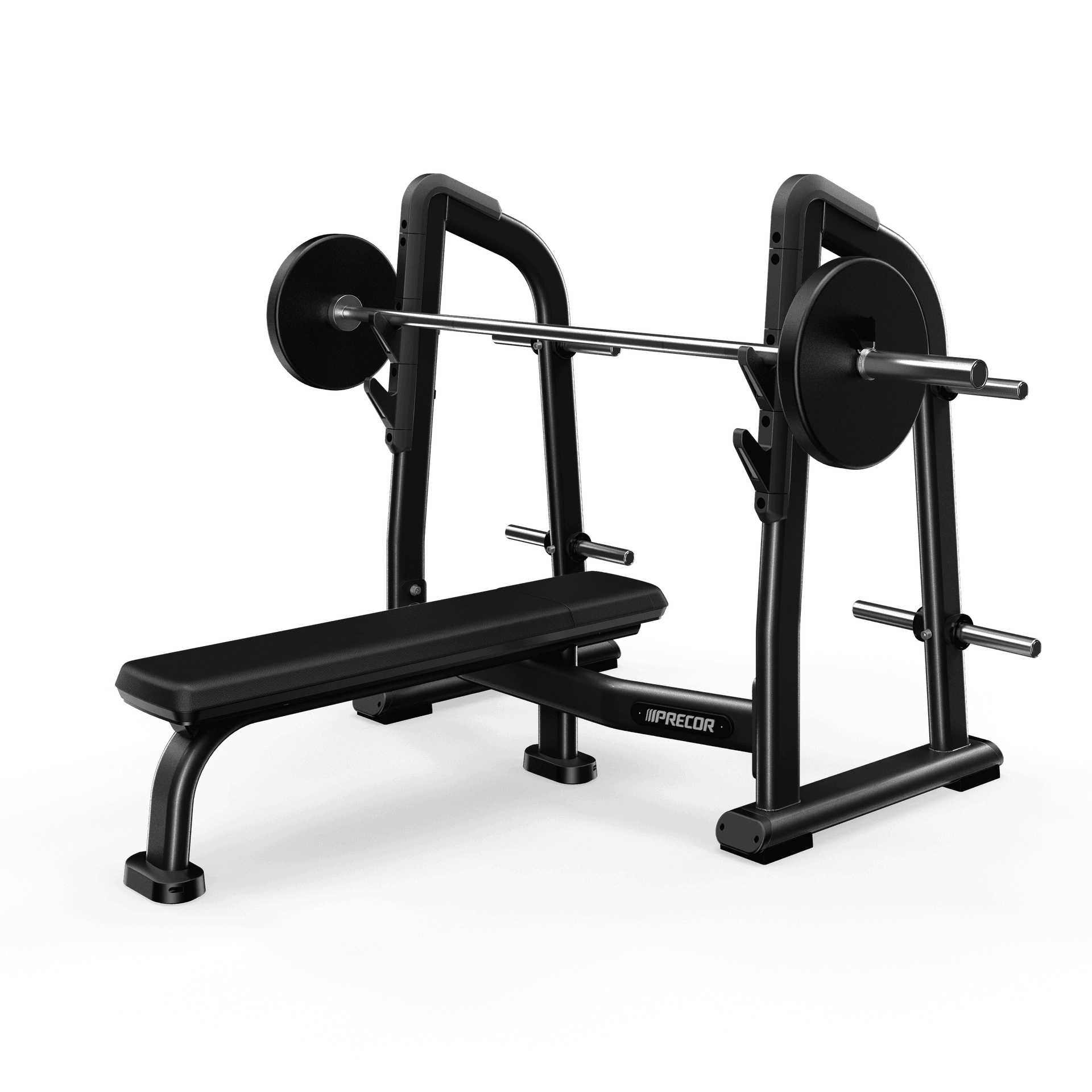 Olympic Flat Bench with Black Pearl frame