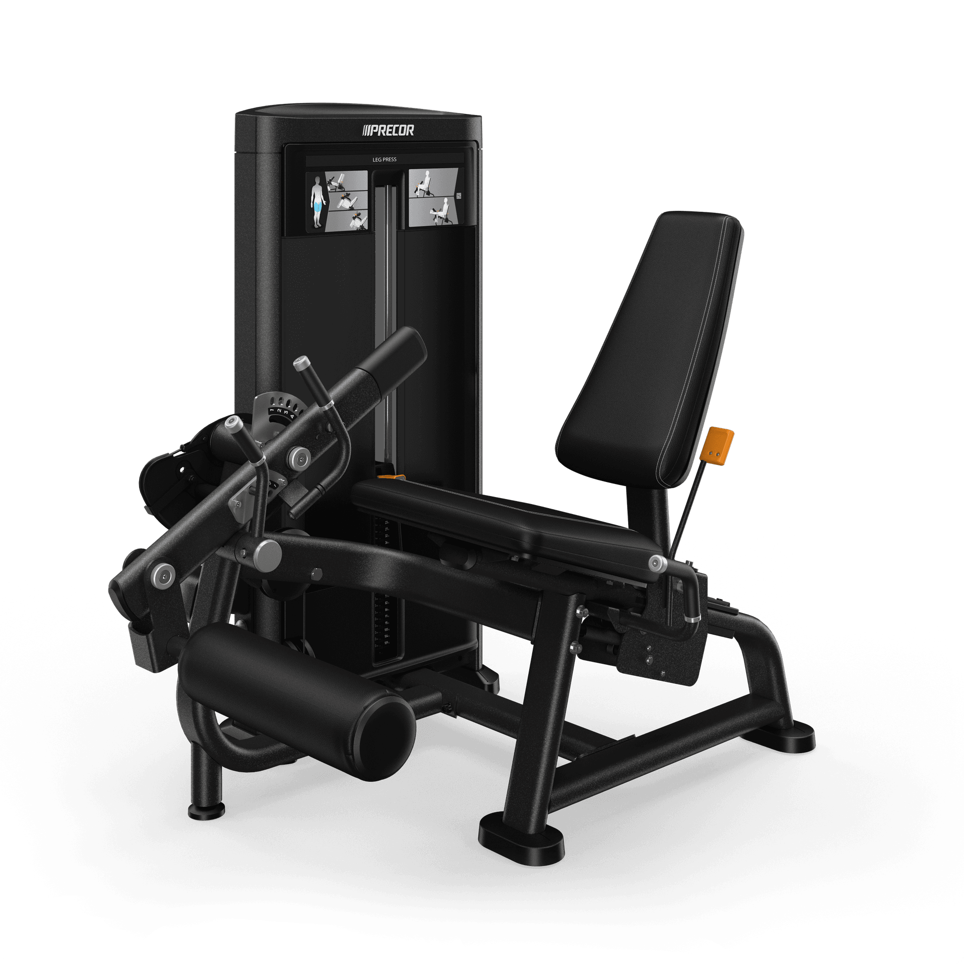 Leg Extension with Black Pearl frame