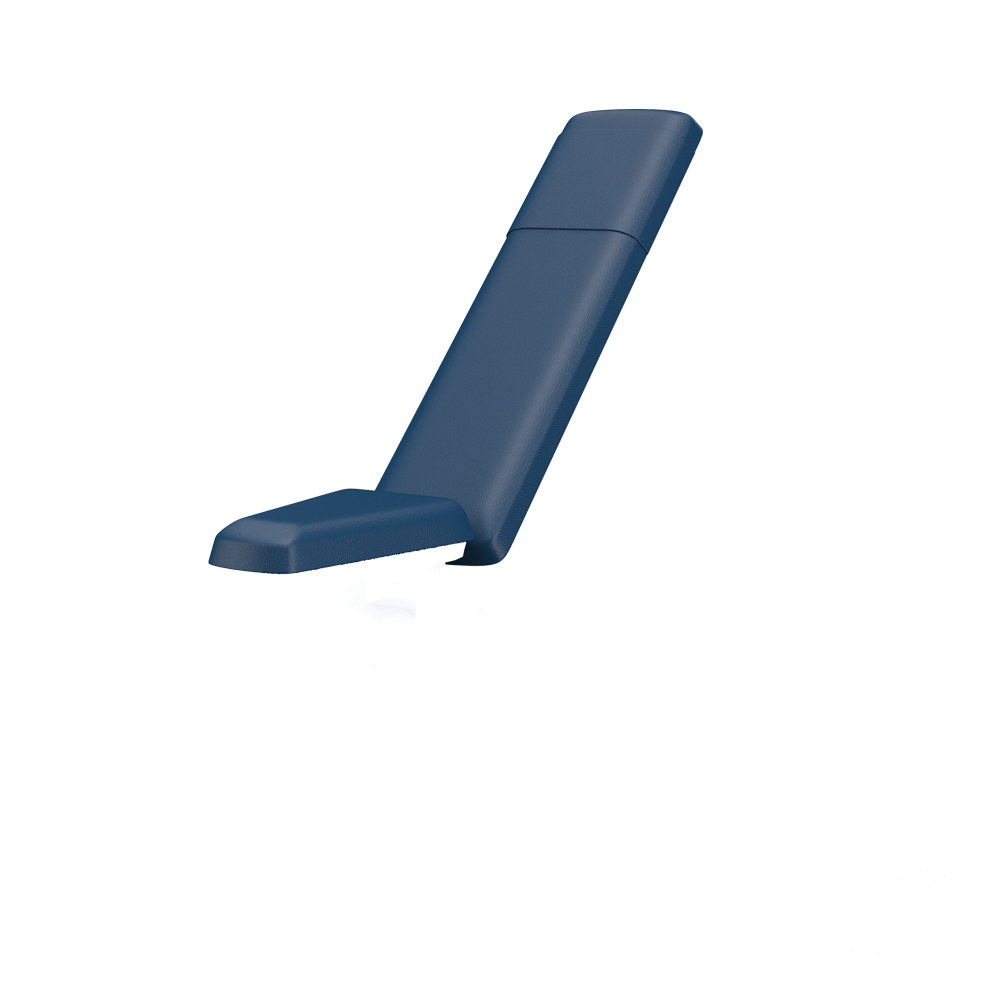 Multi-Adjustable Bench - Blue Jay upholstery