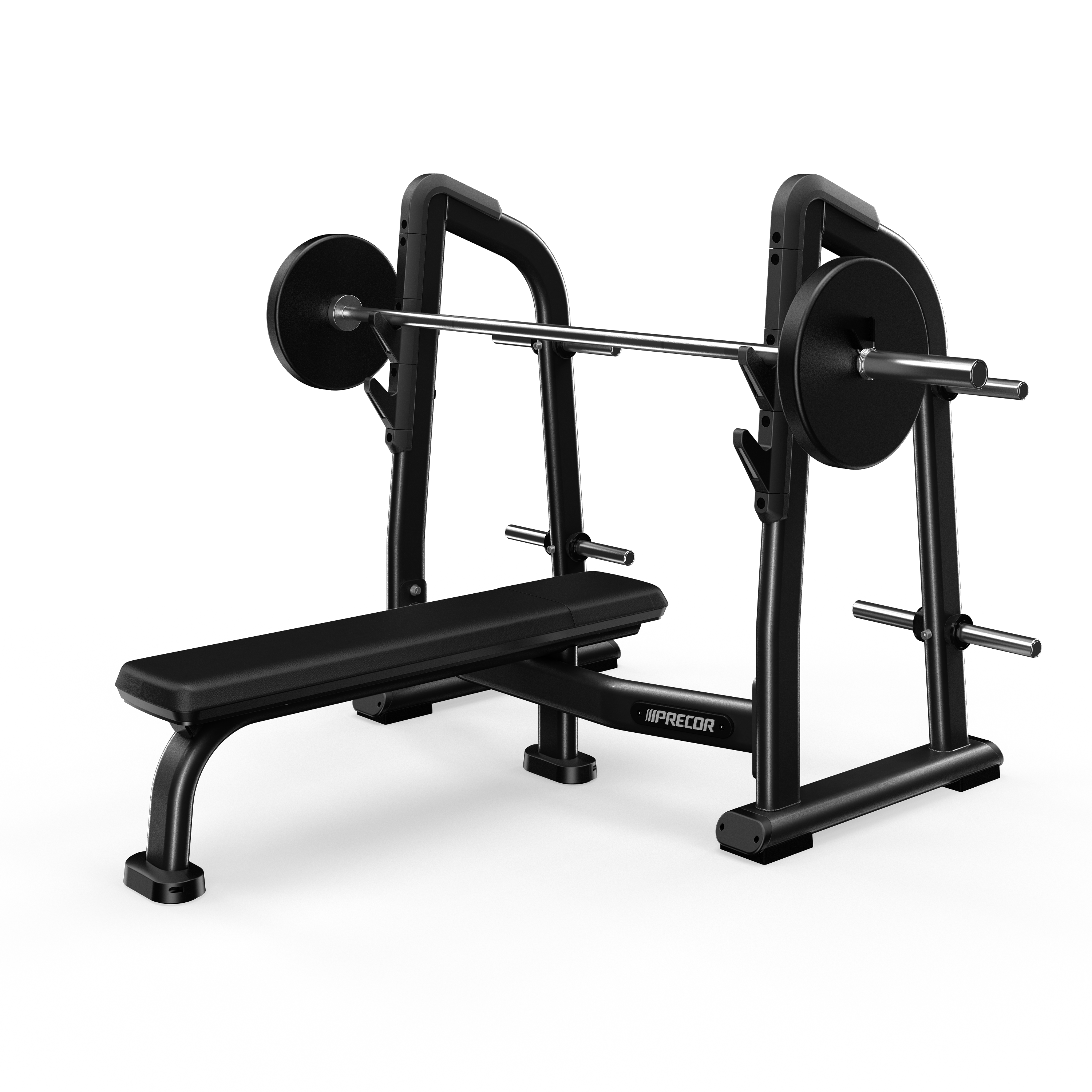 Olympic Flat Bench with Black Pearl frame