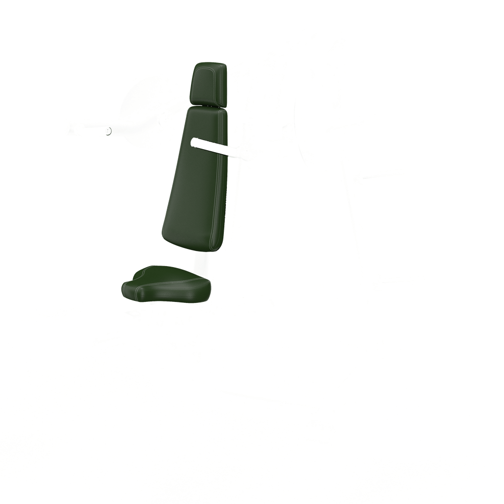 Shoulder Press - Hunter Green upholstery