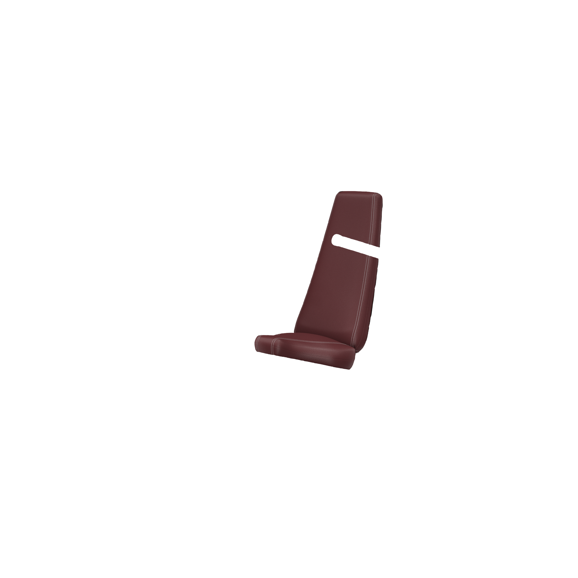 Converging Chest Press - Burgundy upholstery