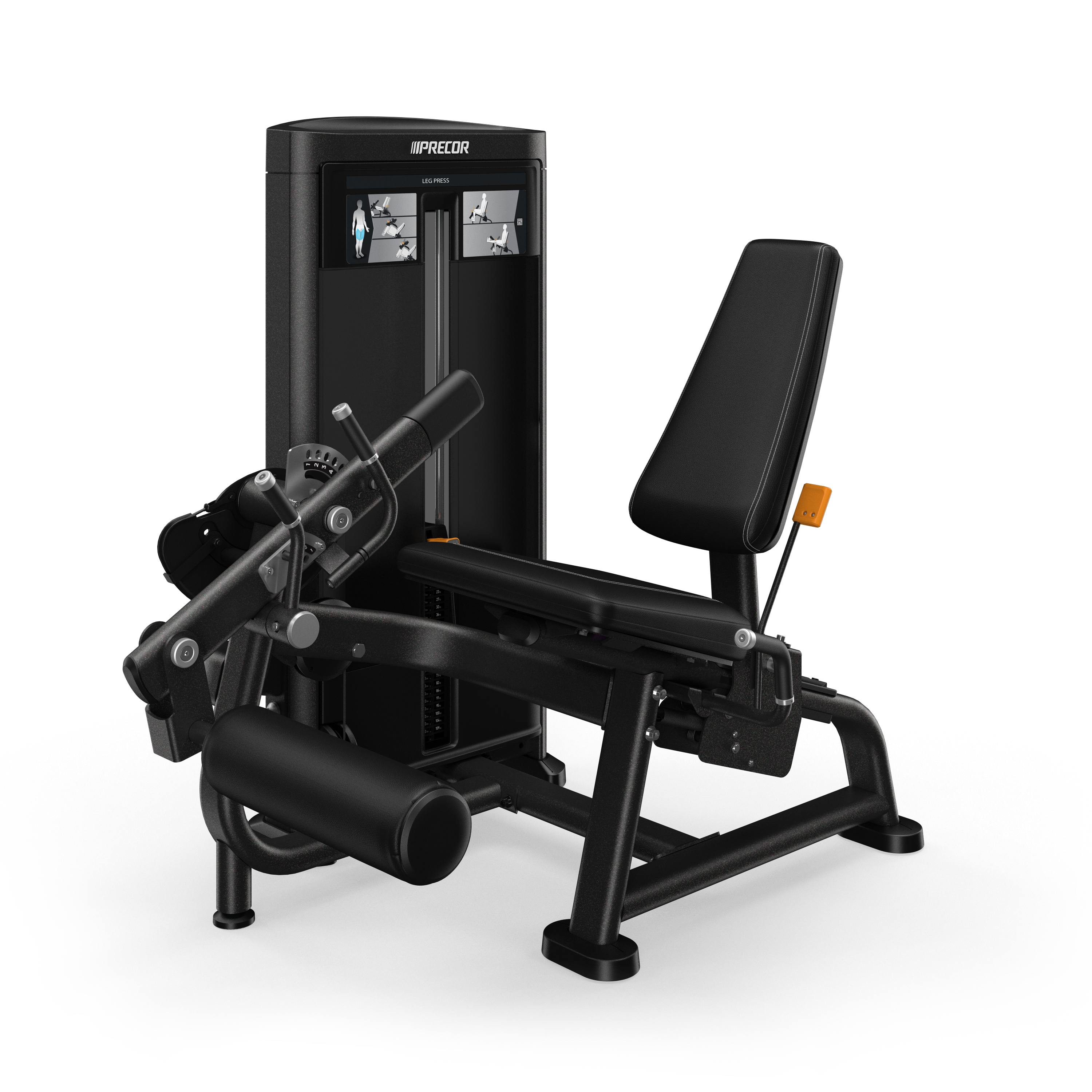 Leg Extension with Black Pearl frame
