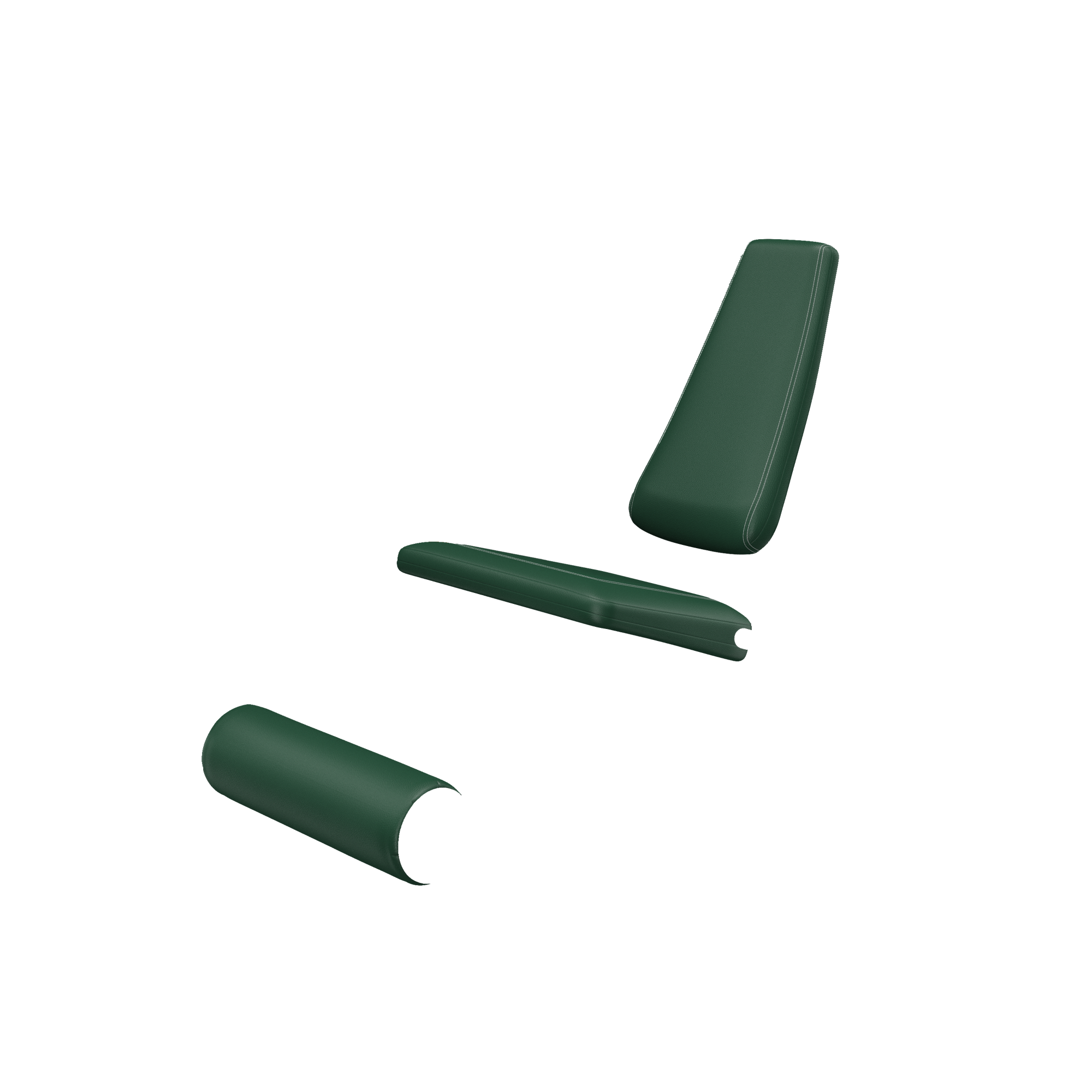 Leg Extension - Hunter Green upholstery