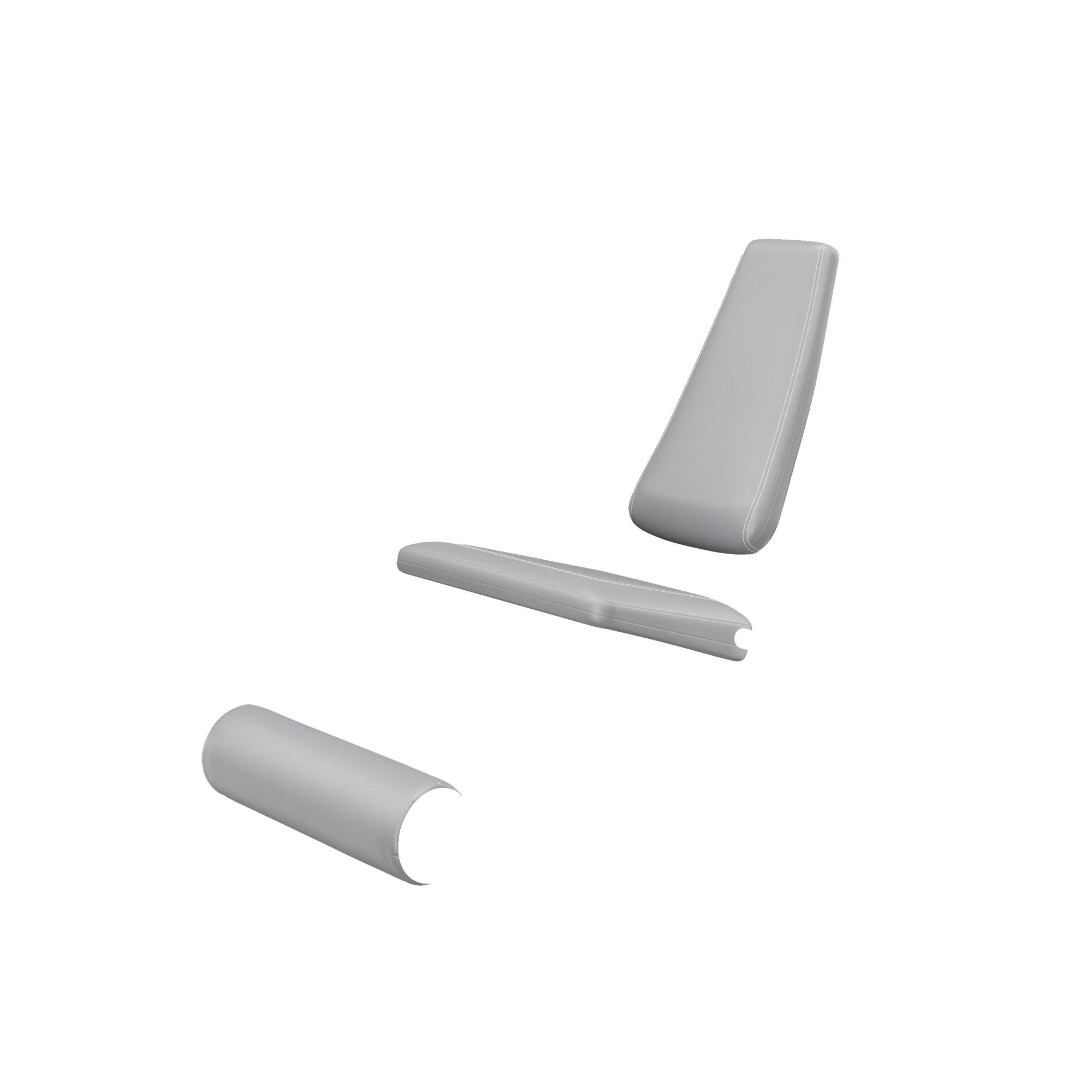 Leg Extension - Lite Grey upholstery